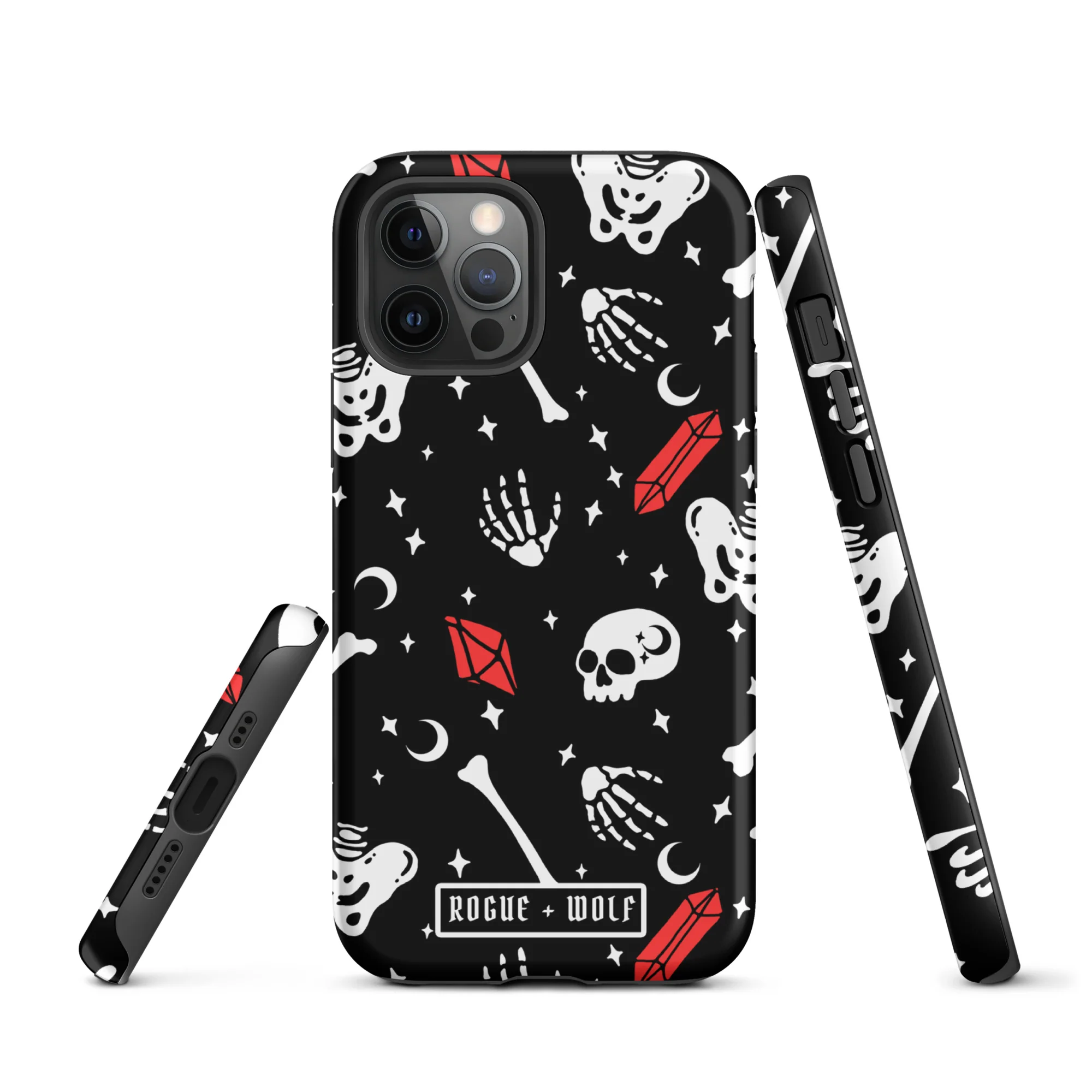 Skulls & Crystals Tough Phone Case for iPhone - Image 9