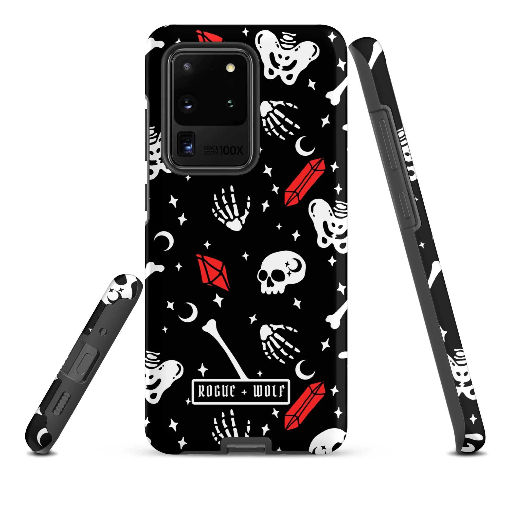Skulls & Crystals Tough Phone Case for Samsung - Image 10