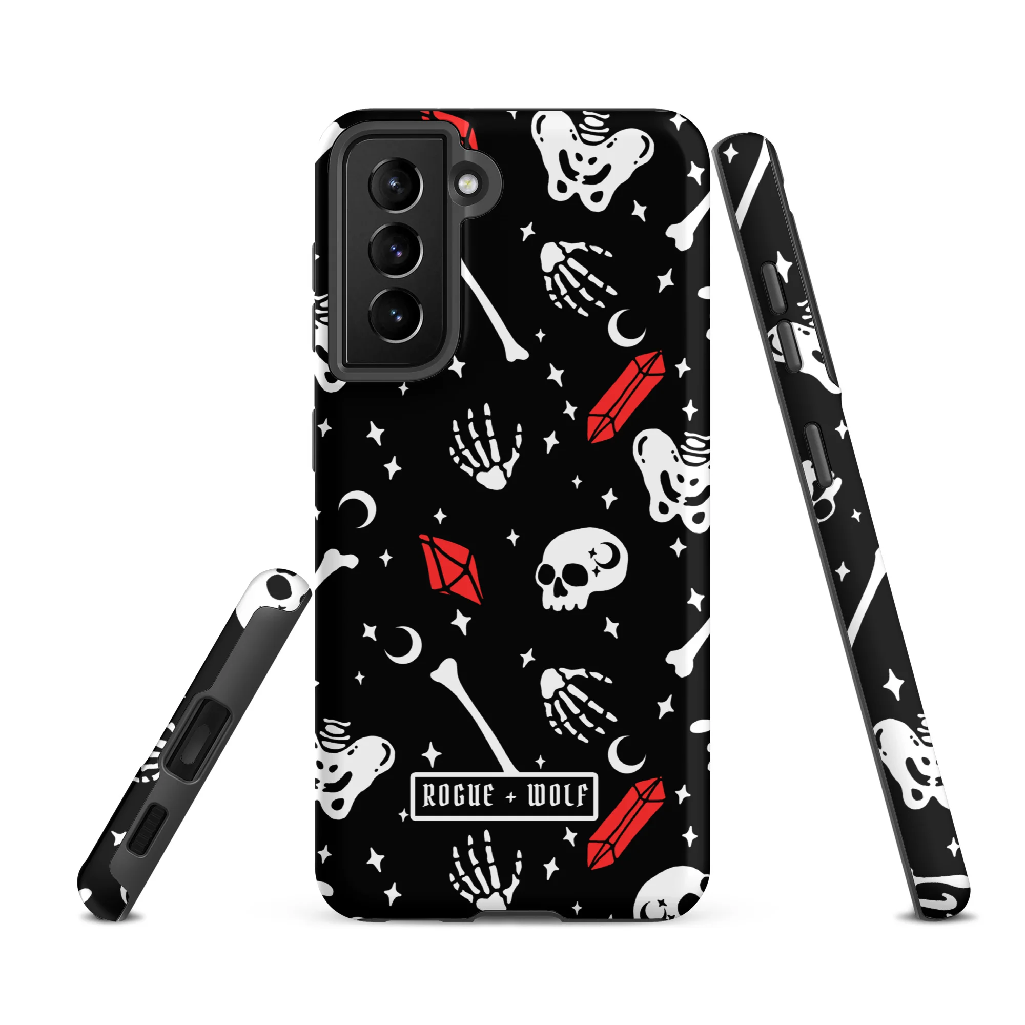 Skulls & Crystals Tough Phone Case for Samsung - Image 12