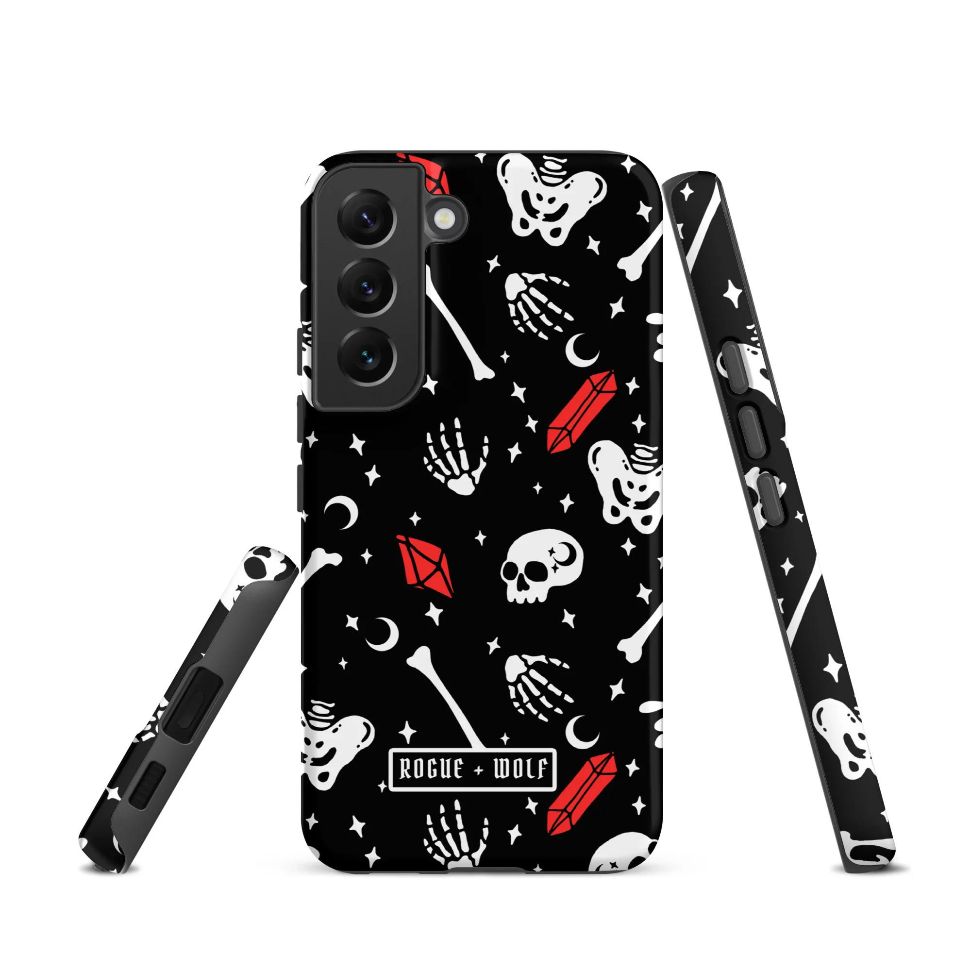 Skulls & Crystals Tough Phone Case for Samsung - Image 15