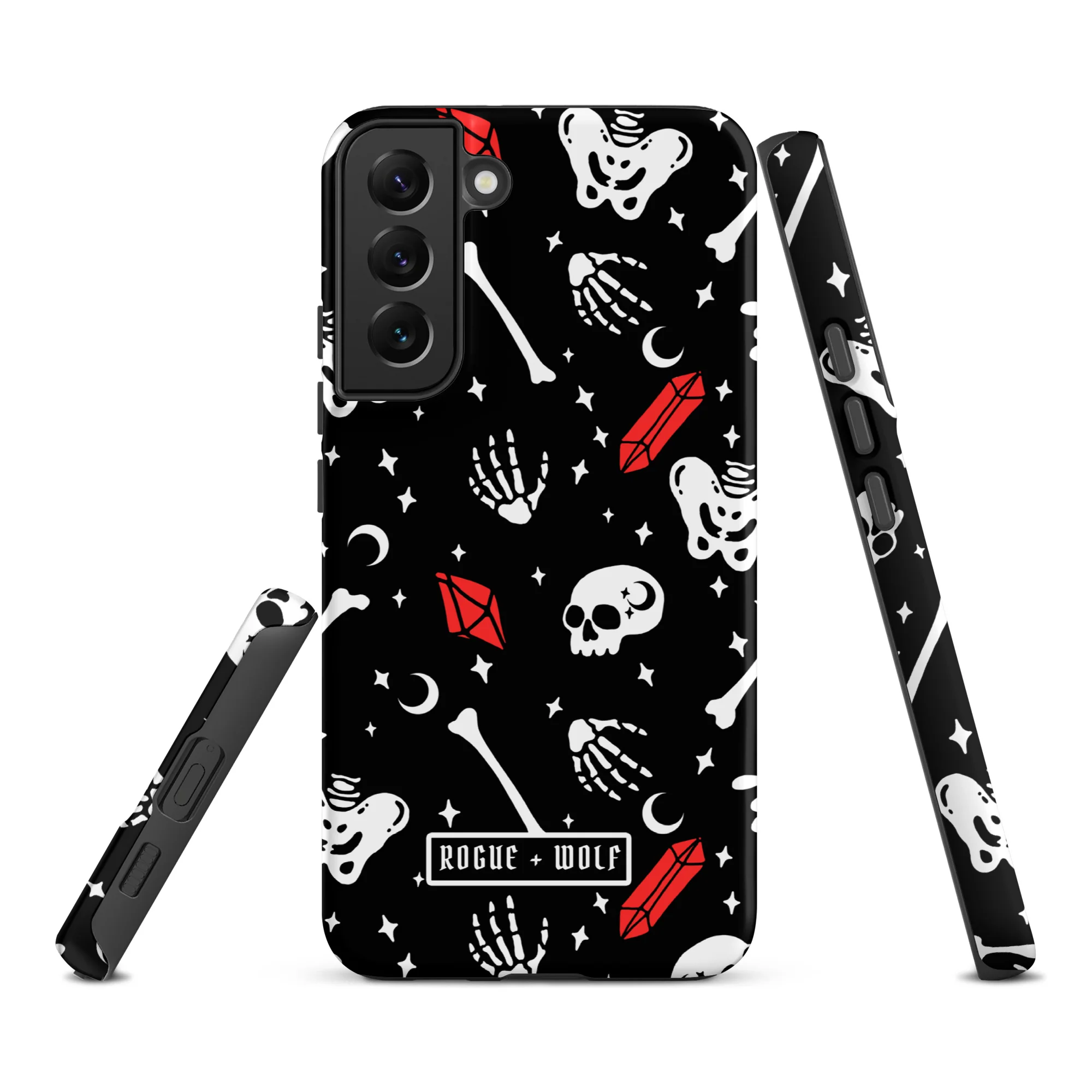 Skulls & Crystals Tough Phone Case for Samsung - Image 16
