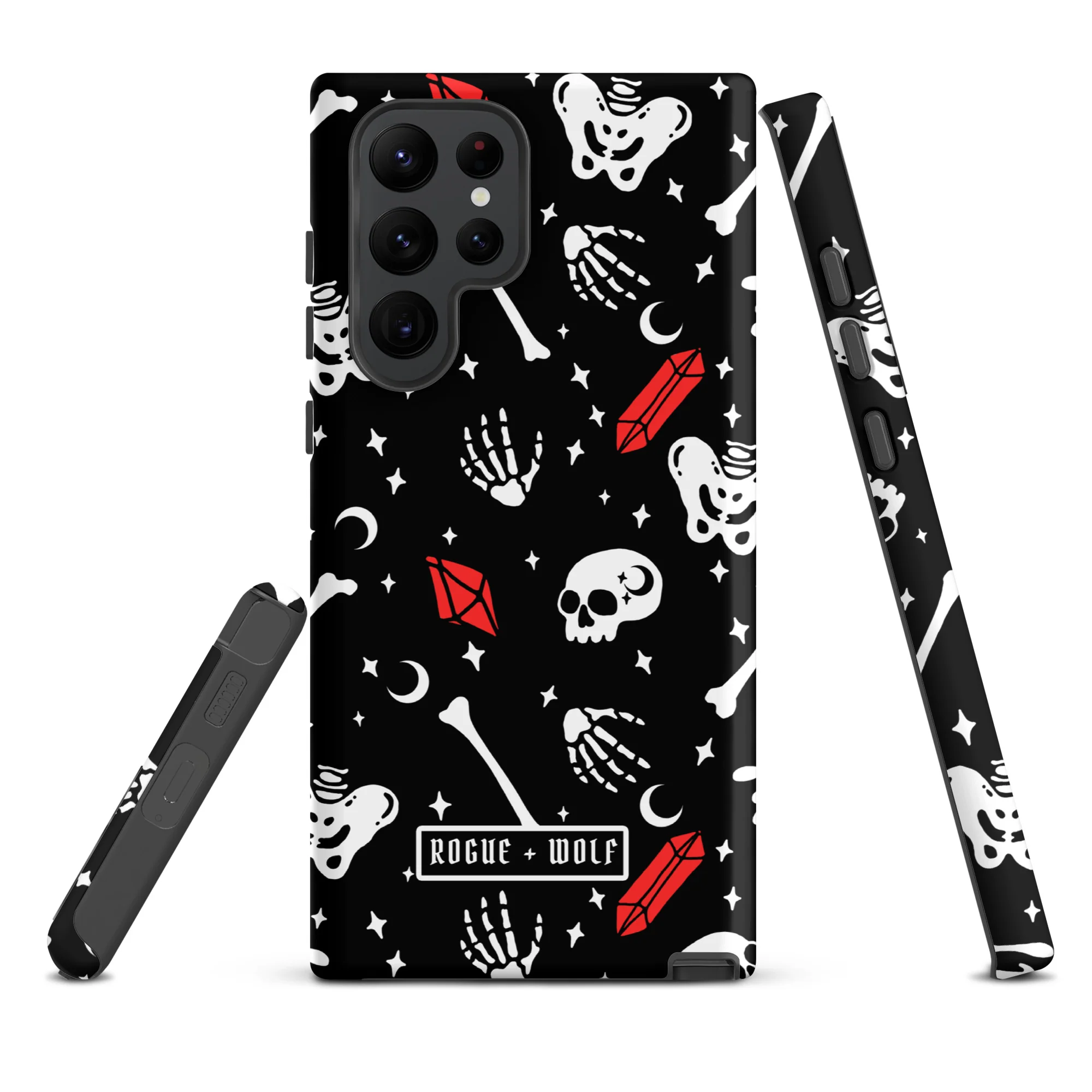 Skulls & Crystals Tough Phone Case for Samsung - Image 17