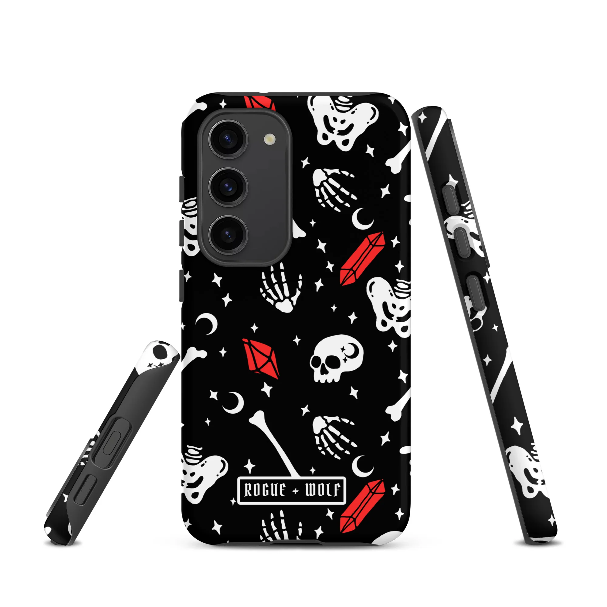 Skulls & Crystals Tough Phone Case for Samsung - Image 18