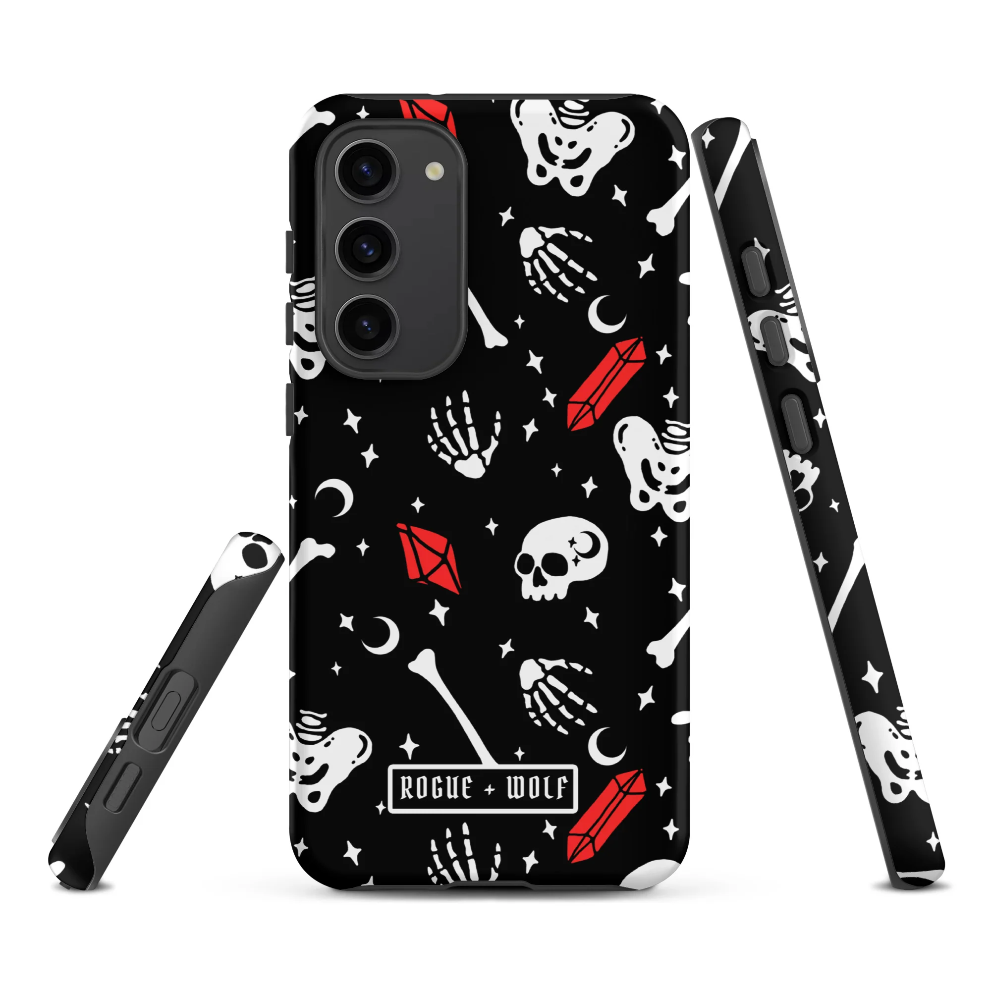 Skulls & Crystals Tough Phone Case for Samsung - Image 19