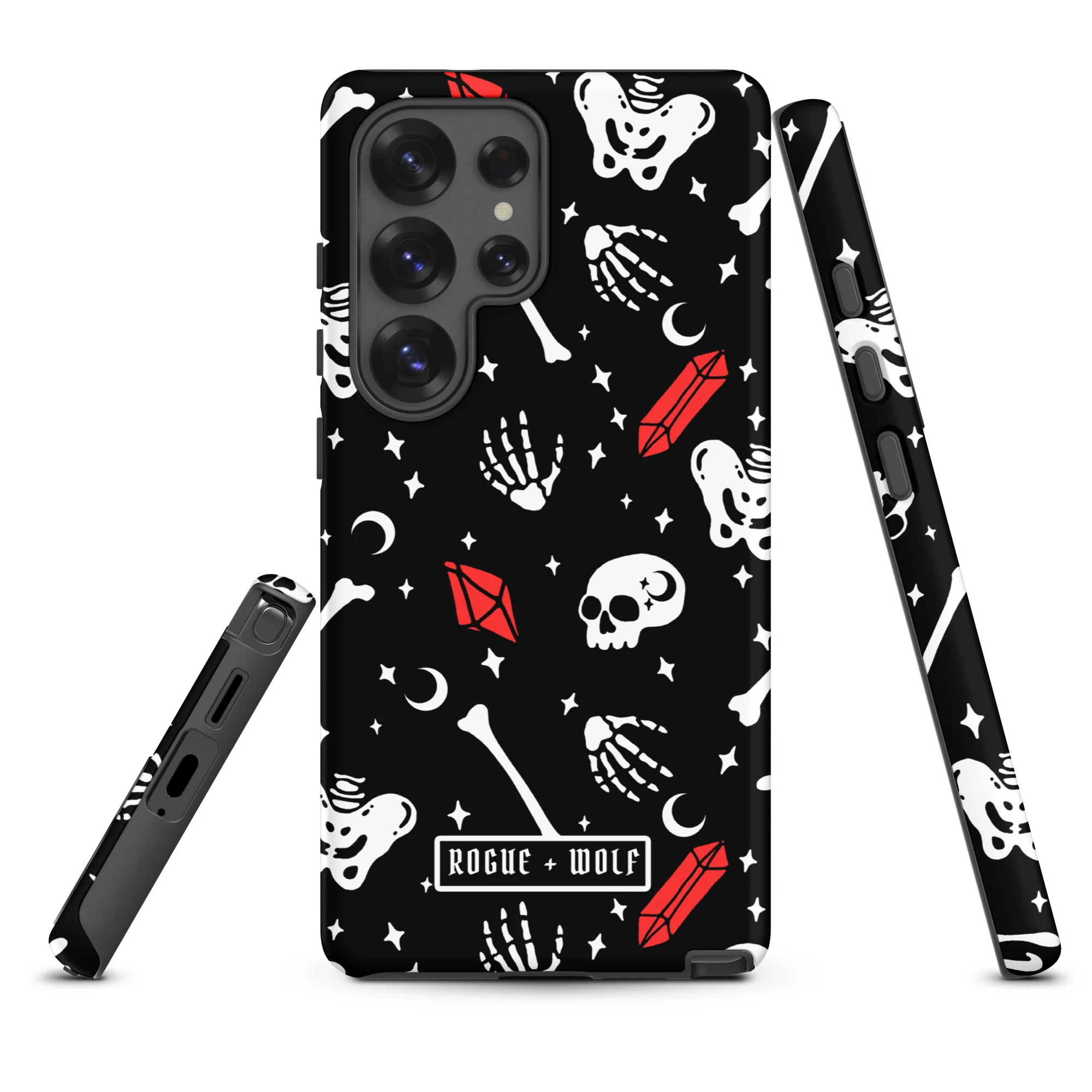Skulls & Crystals Tough Phone Case for Samsung - Image 20