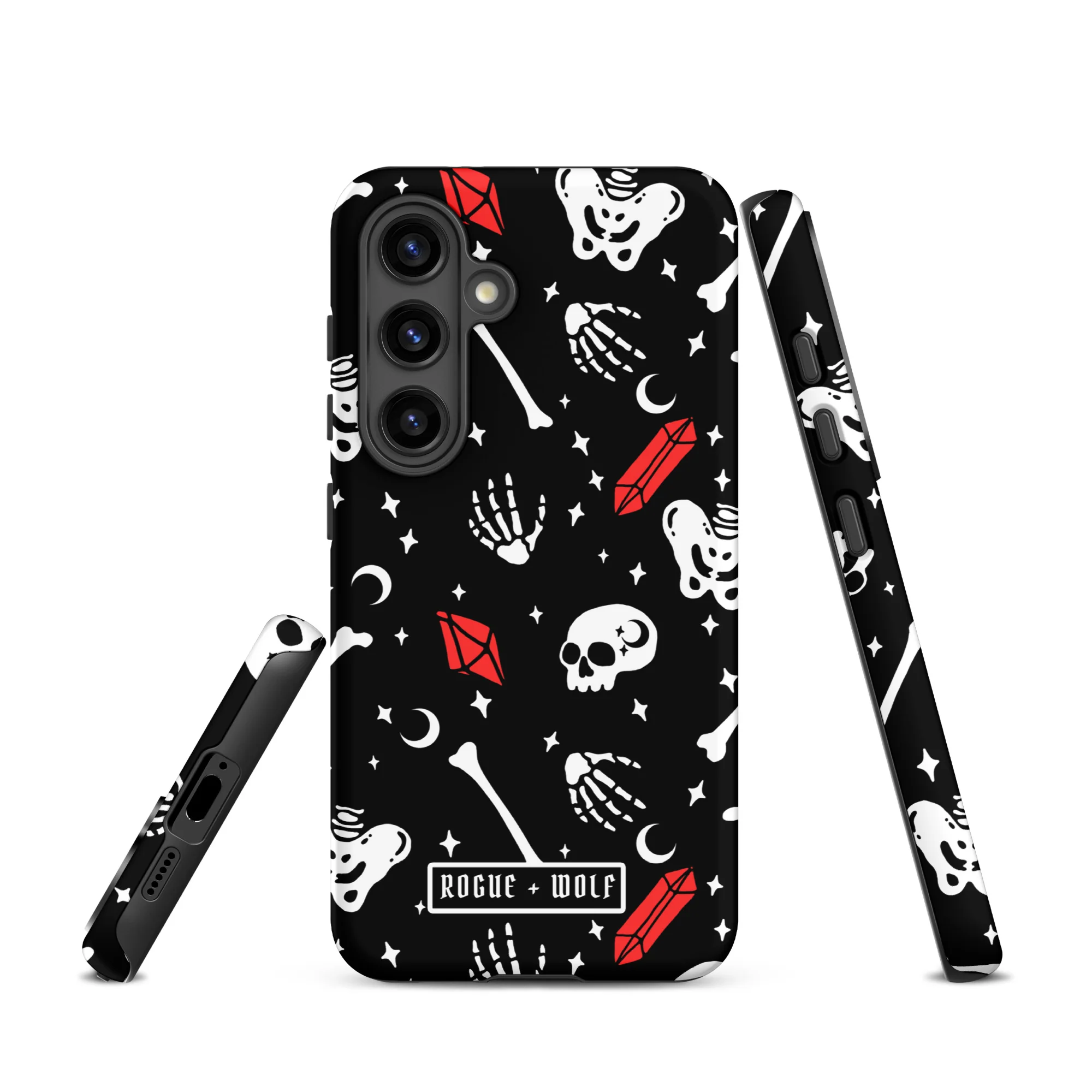 Skulls & Crystals Tough Phone Case for Samsung - Image 21