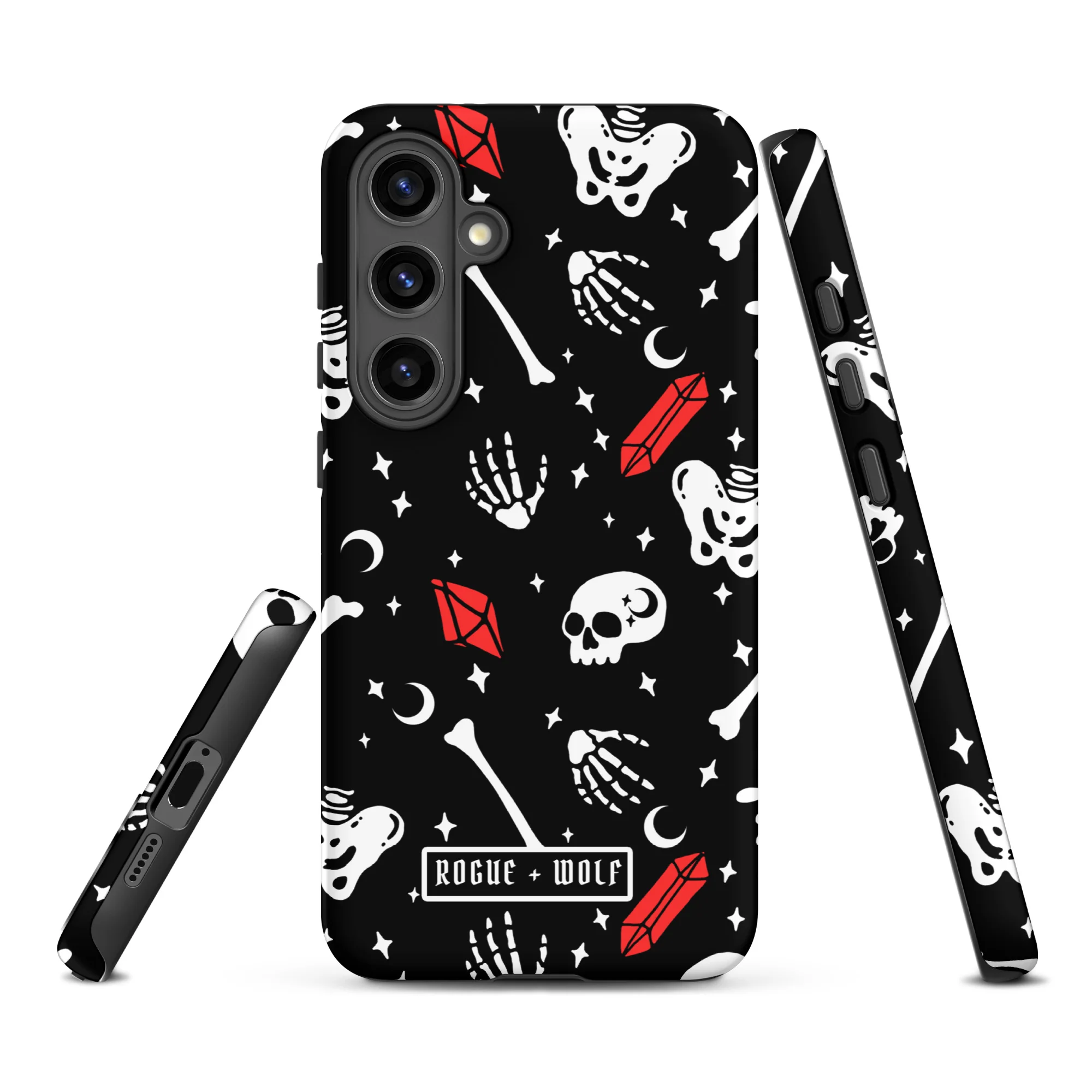 Skulls & Crystals Tough Phone Case for Samsung - Image 22