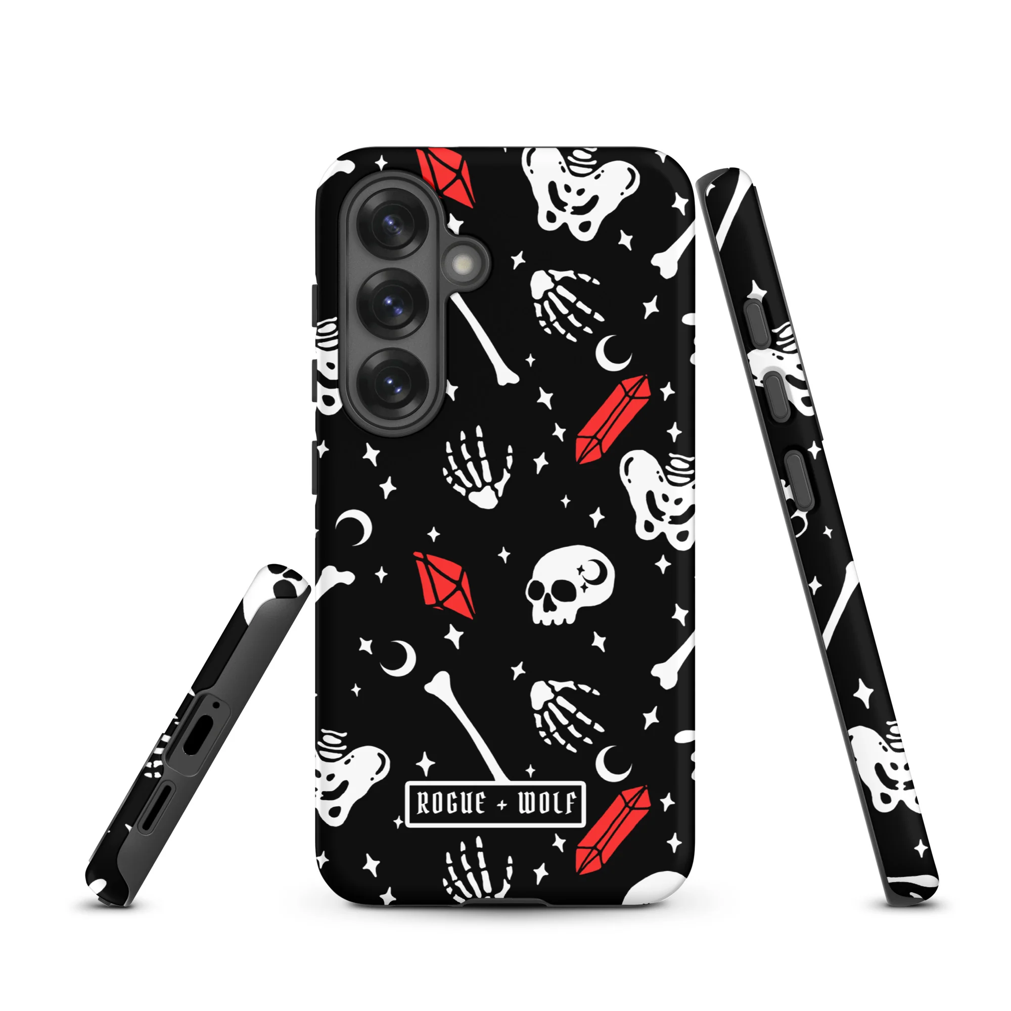 Skulls & Crystals Tough Phone Case for Samsung - Image 24