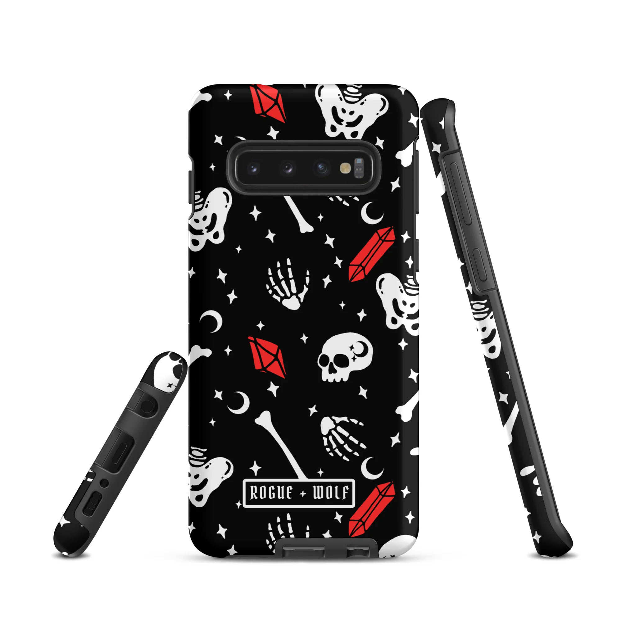 Skulls & Crystals Tough Phone Case for Samsung - Image 4