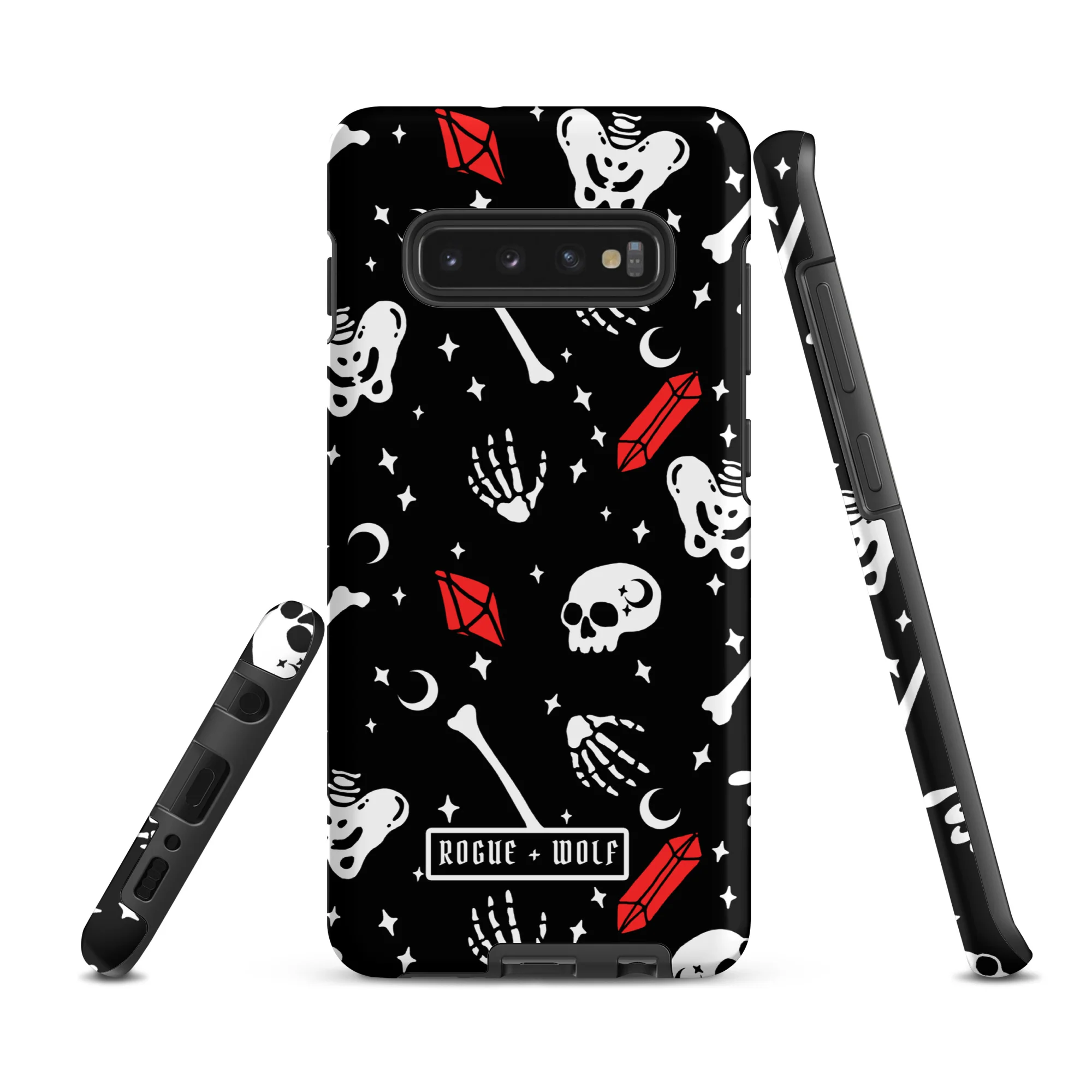 Skulls & Crystals Tough Phone Case for Samsung - Image 5