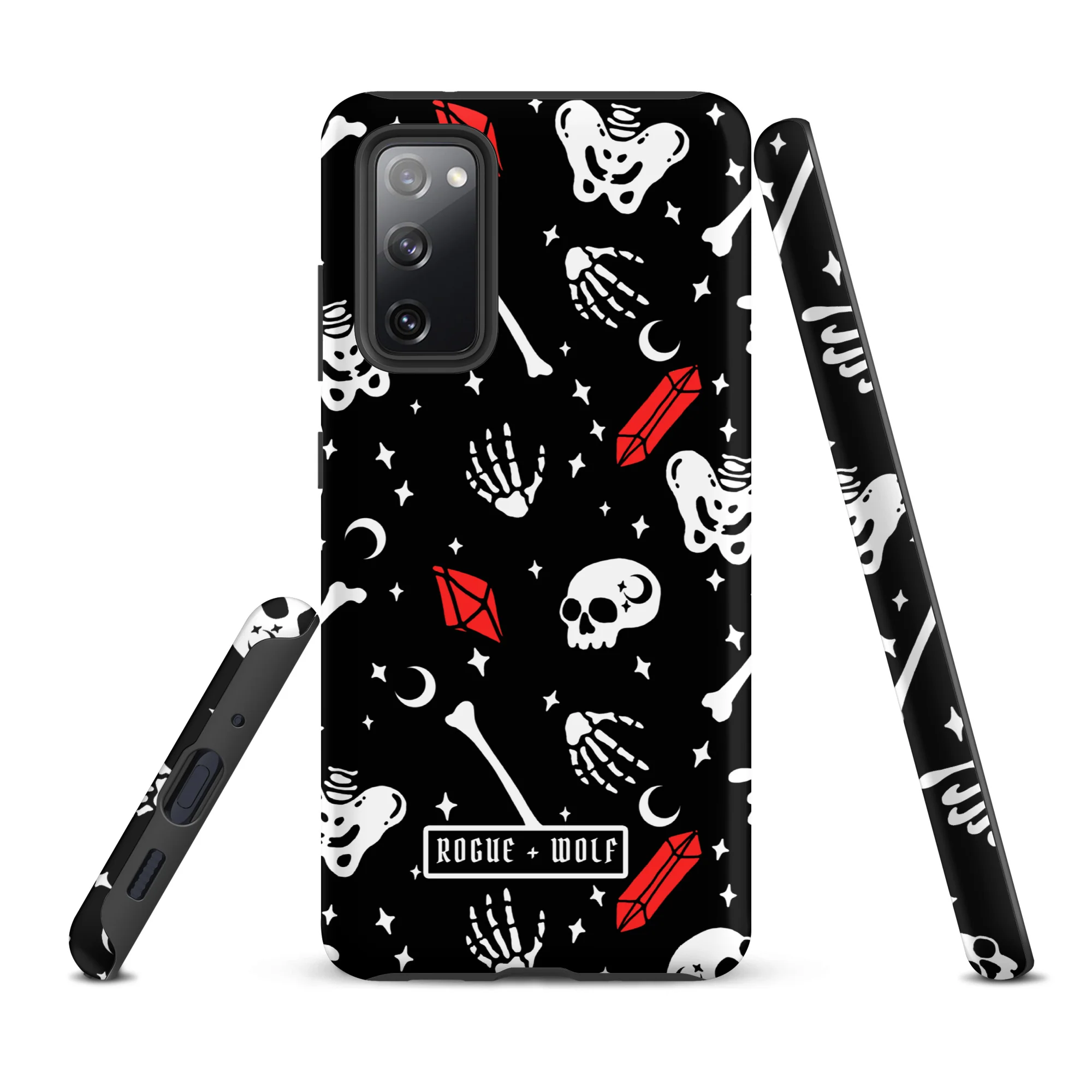 Skulls & Crystals Tough Phone Case for Samsung - Image 8