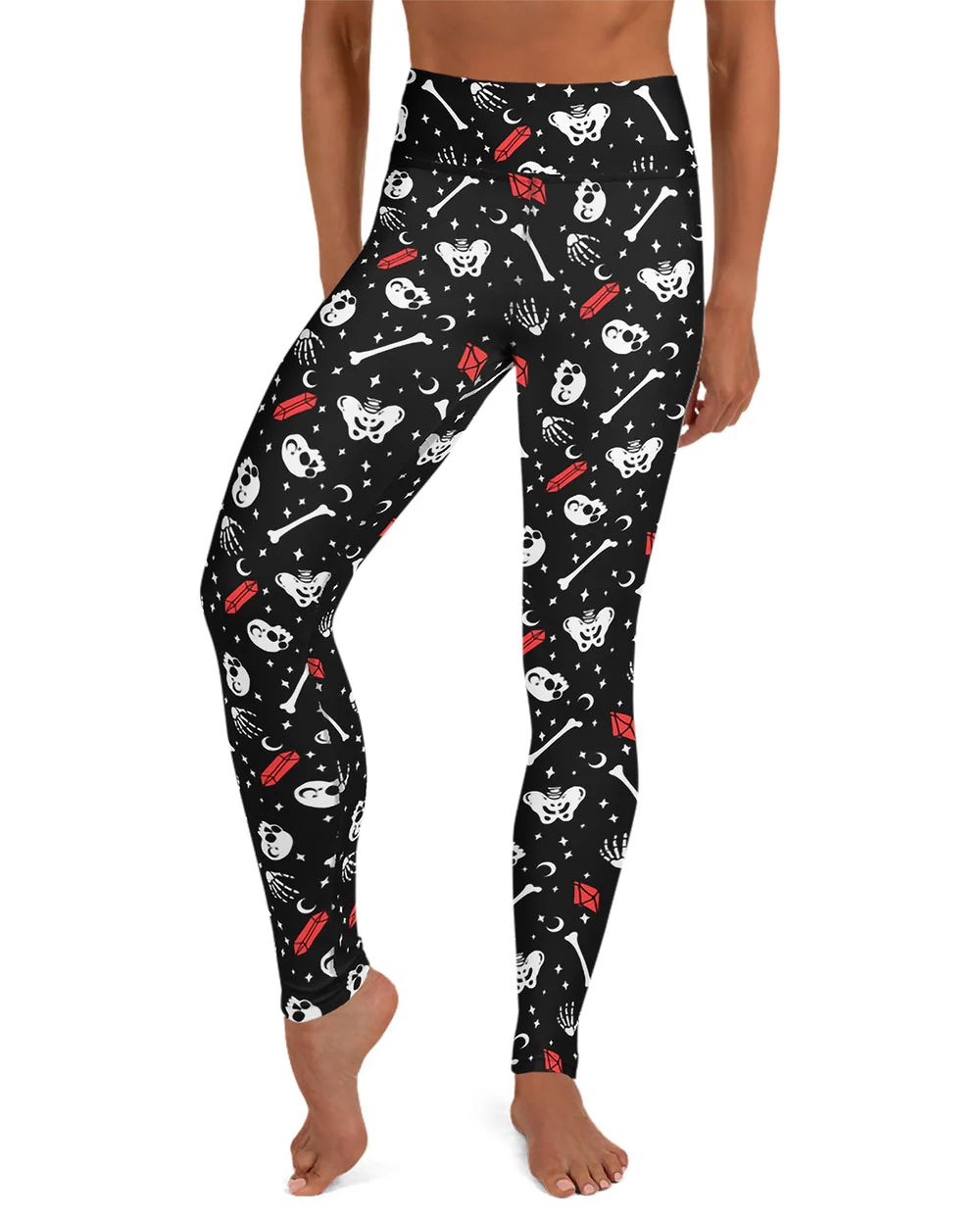 Skulls & Crystals Yoga Leggings - Image 6