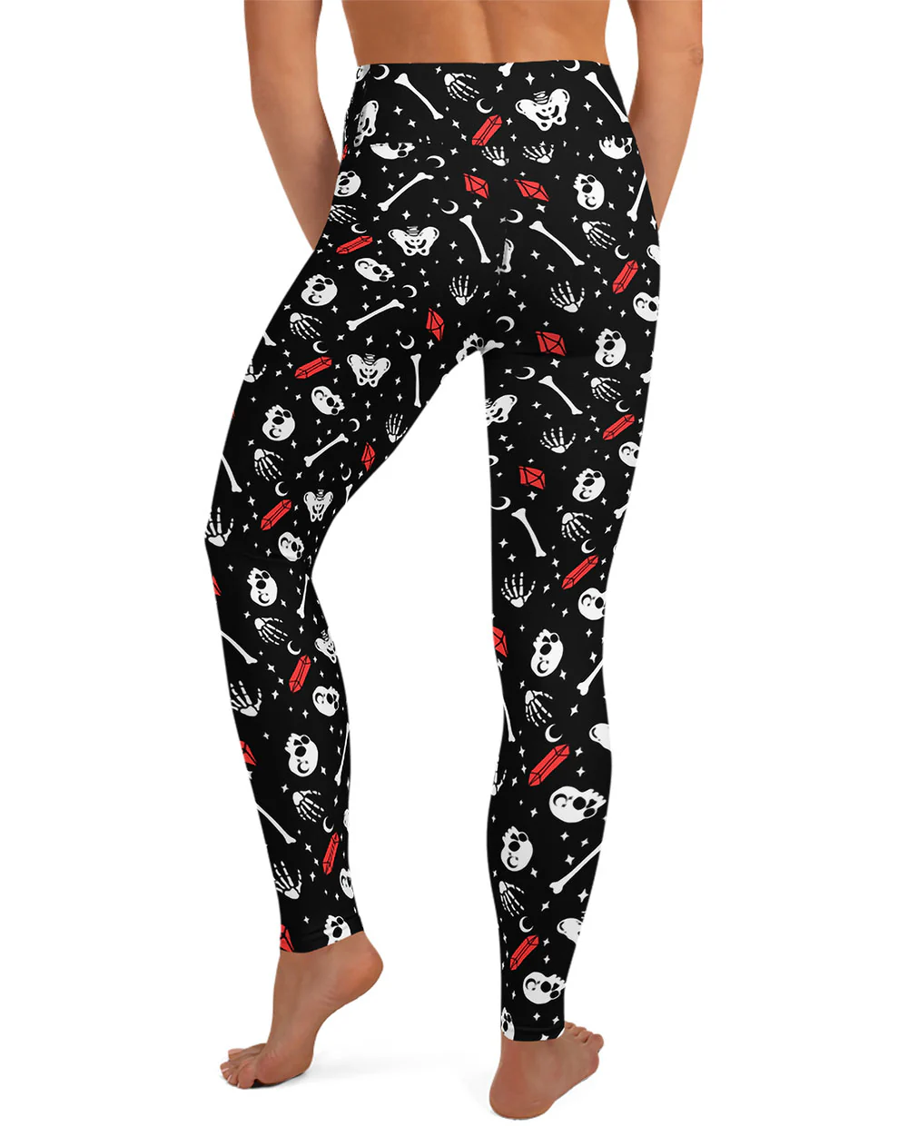 Skulls & Crystals Yoga Leggings - Image 8