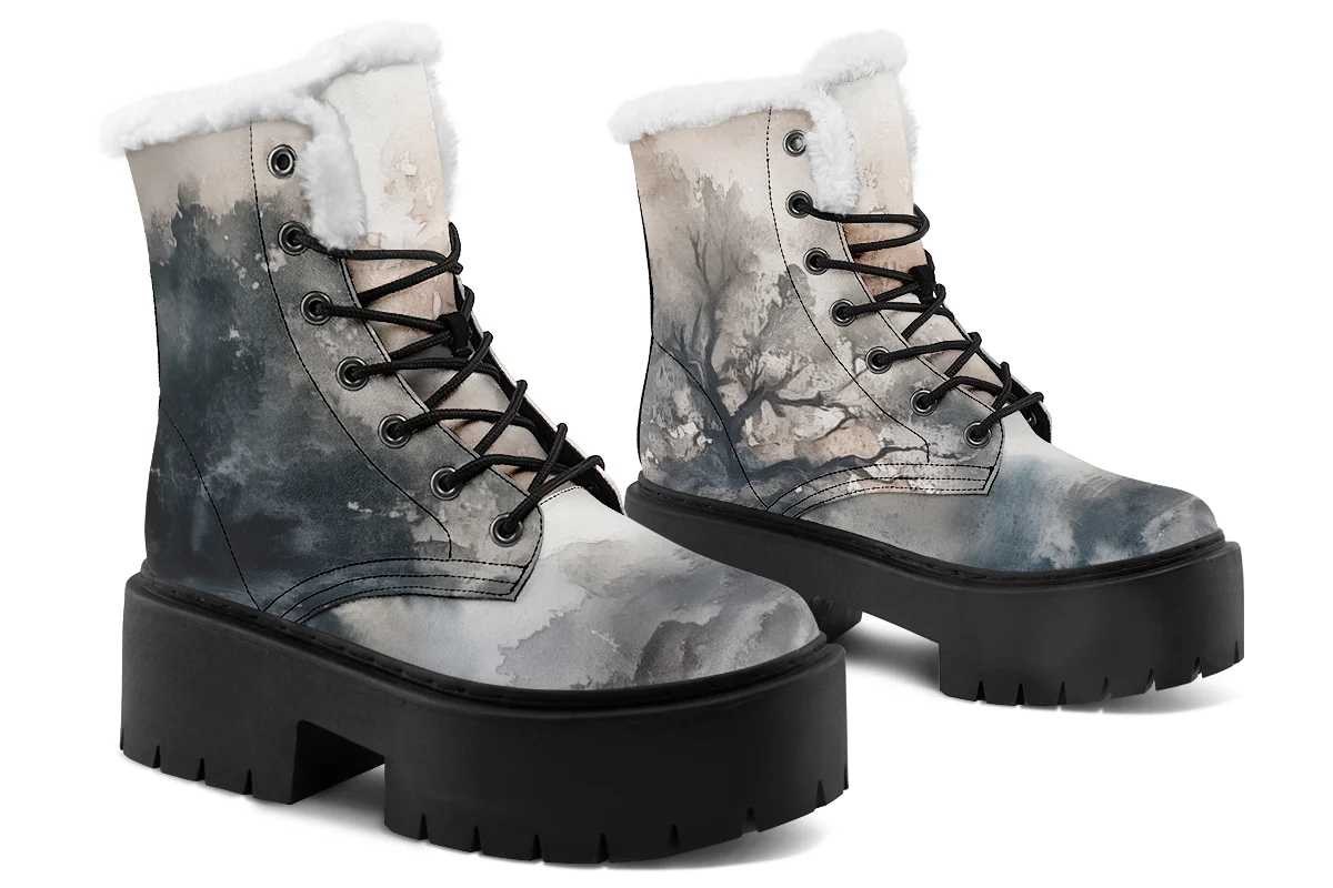 Smoke Platform Winter Boots - Image 4
