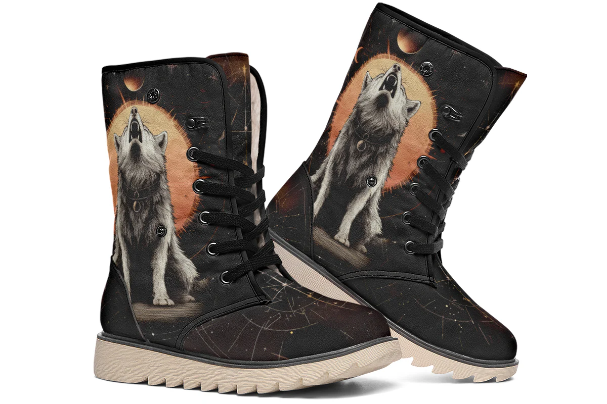 Solar Wolf Fold Over Winter Boots - Image 7