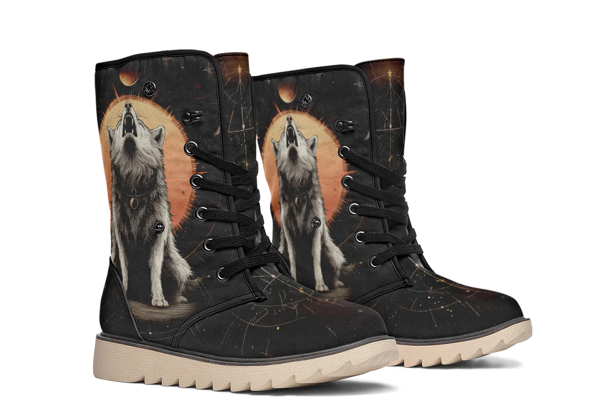 Solar Wolf Fold Over Winter Boots - Image 8