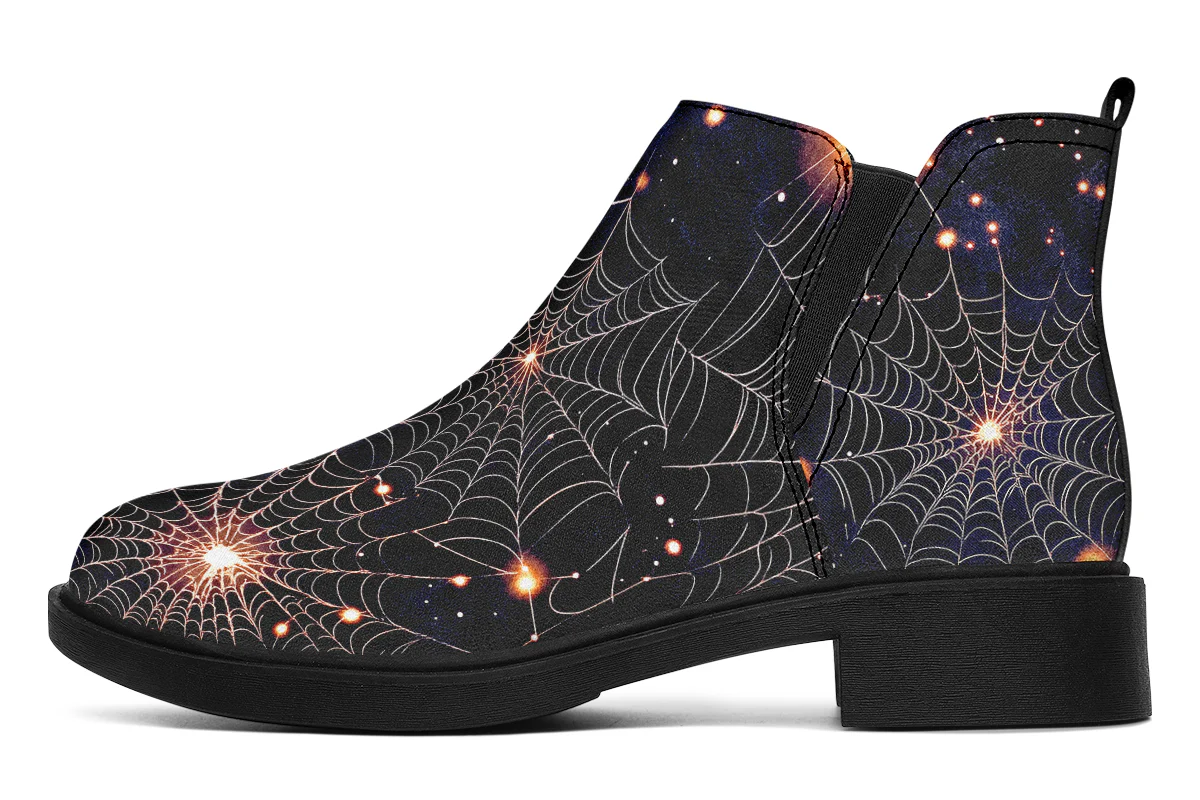 Spiderweb Chelsea Boots