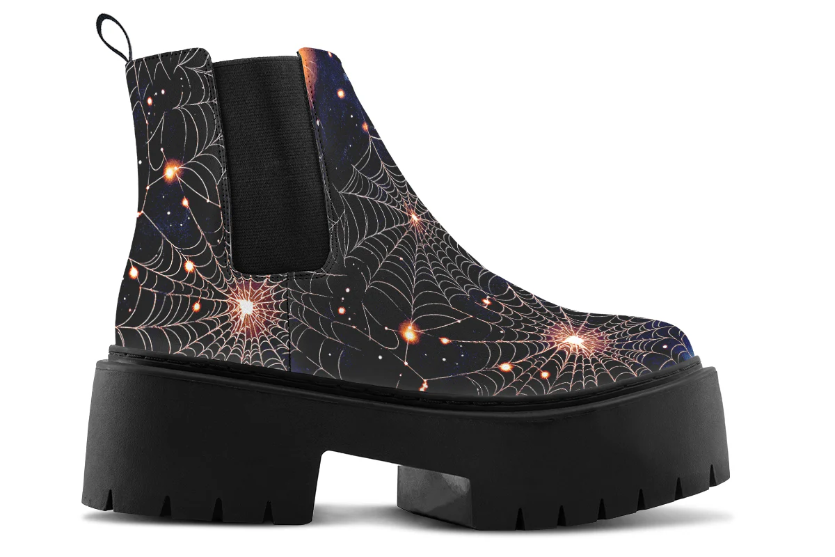 Spiderweb Platform Chelsea Boots - Image 3
