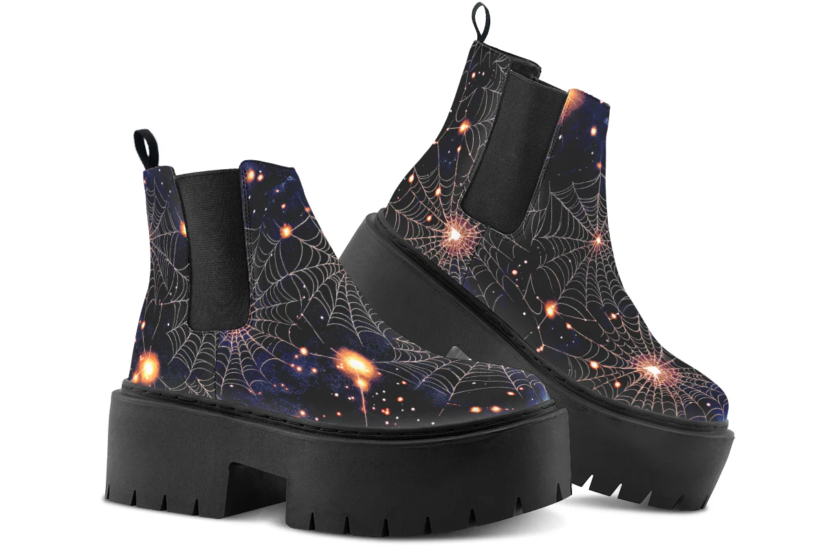 Spiderweb Platform Chelsea Boots - Image 4