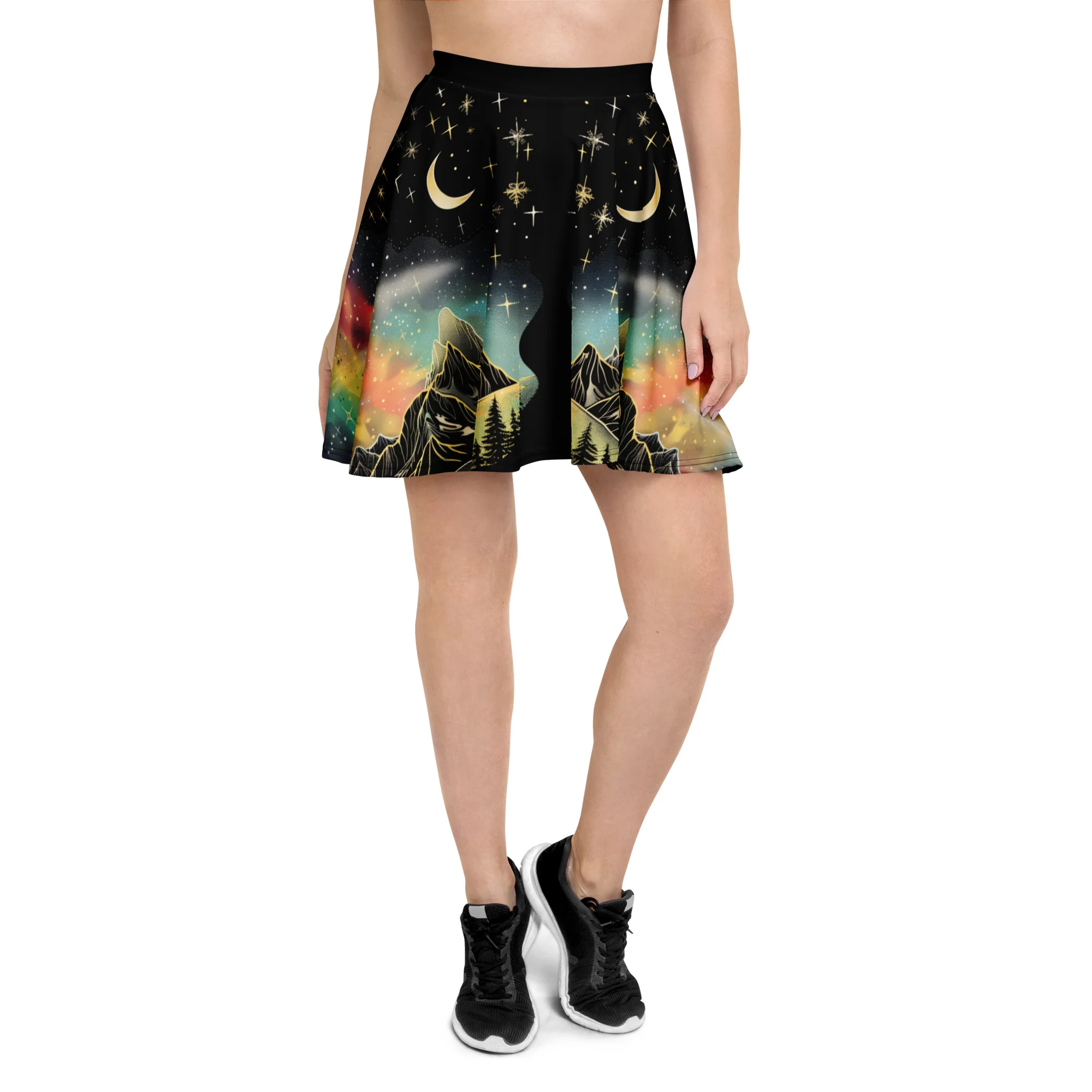 Starlit Wanderer Skater Skirt - Image 2