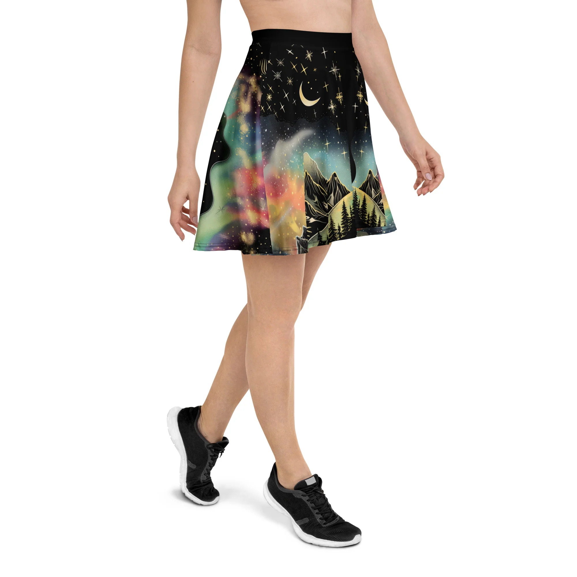 Starlit Wanderer Skater Skirt - Image 7