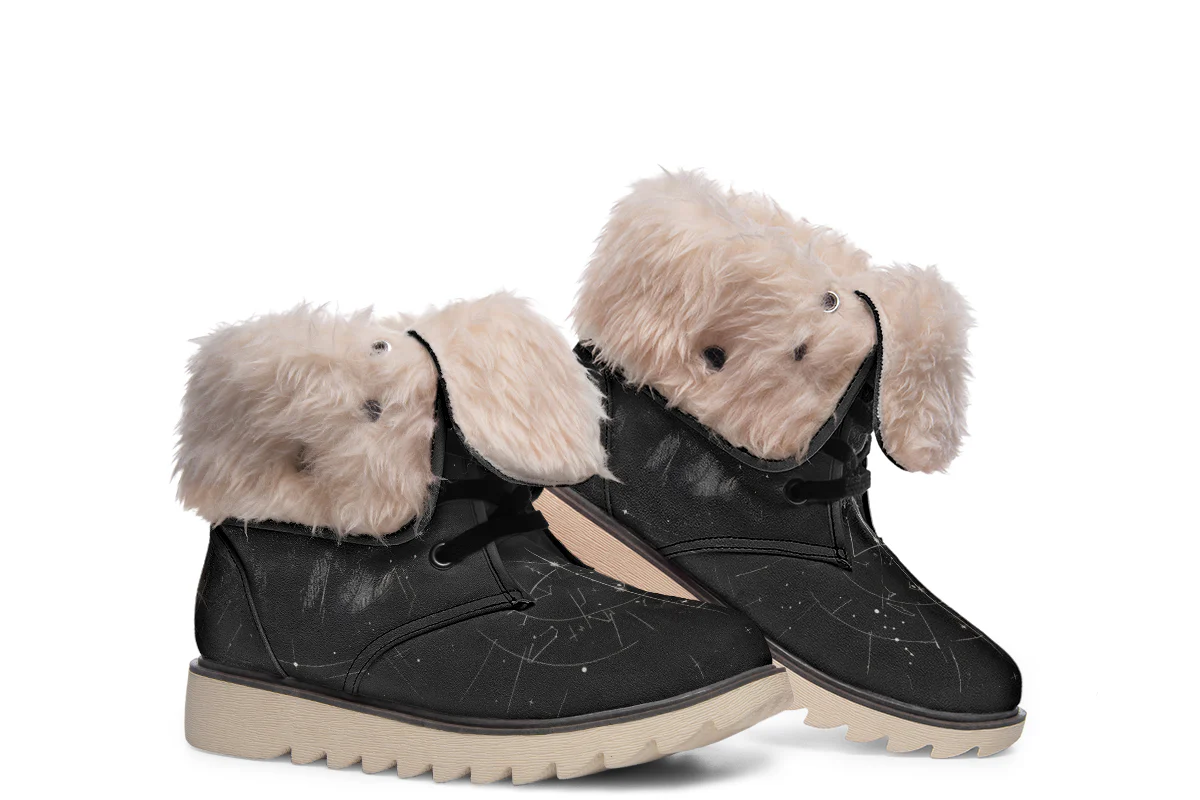 Starlit Wolf Fold Over Winter Boots - Image 15