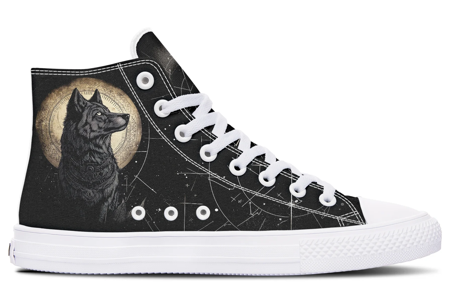 Starlit Wolf High Tops - Image 12