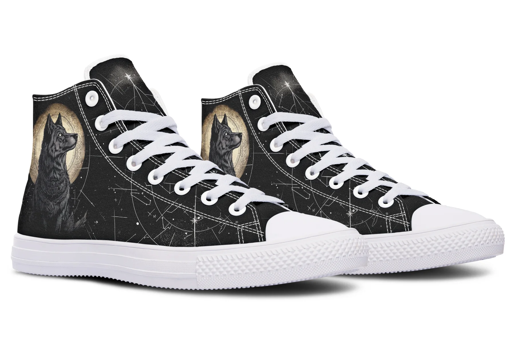 Starlit Wolf High Tops - Image 13