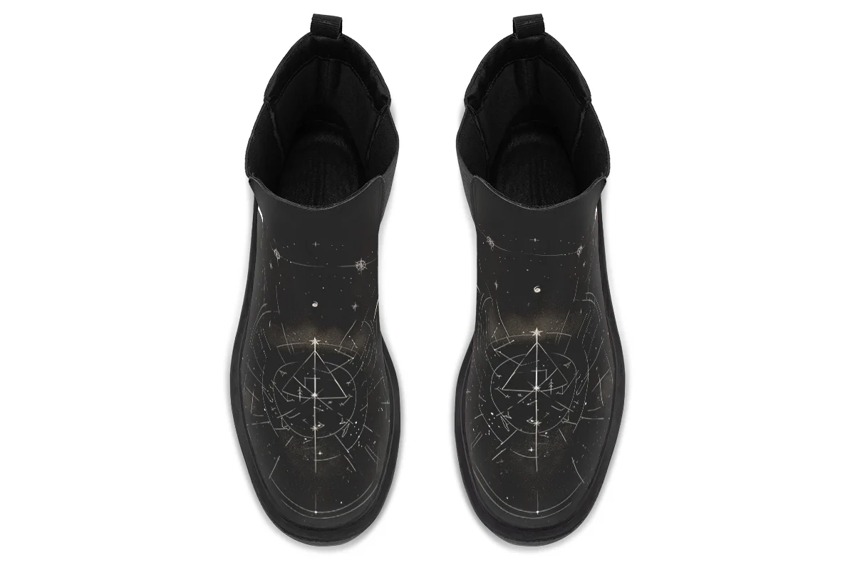 Starlit Wolf Platform Chelsea Boots - Image 8