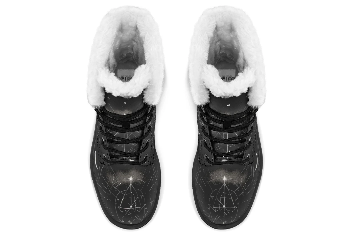 Starlit Wolf Platform Winter Boots - Image 8
