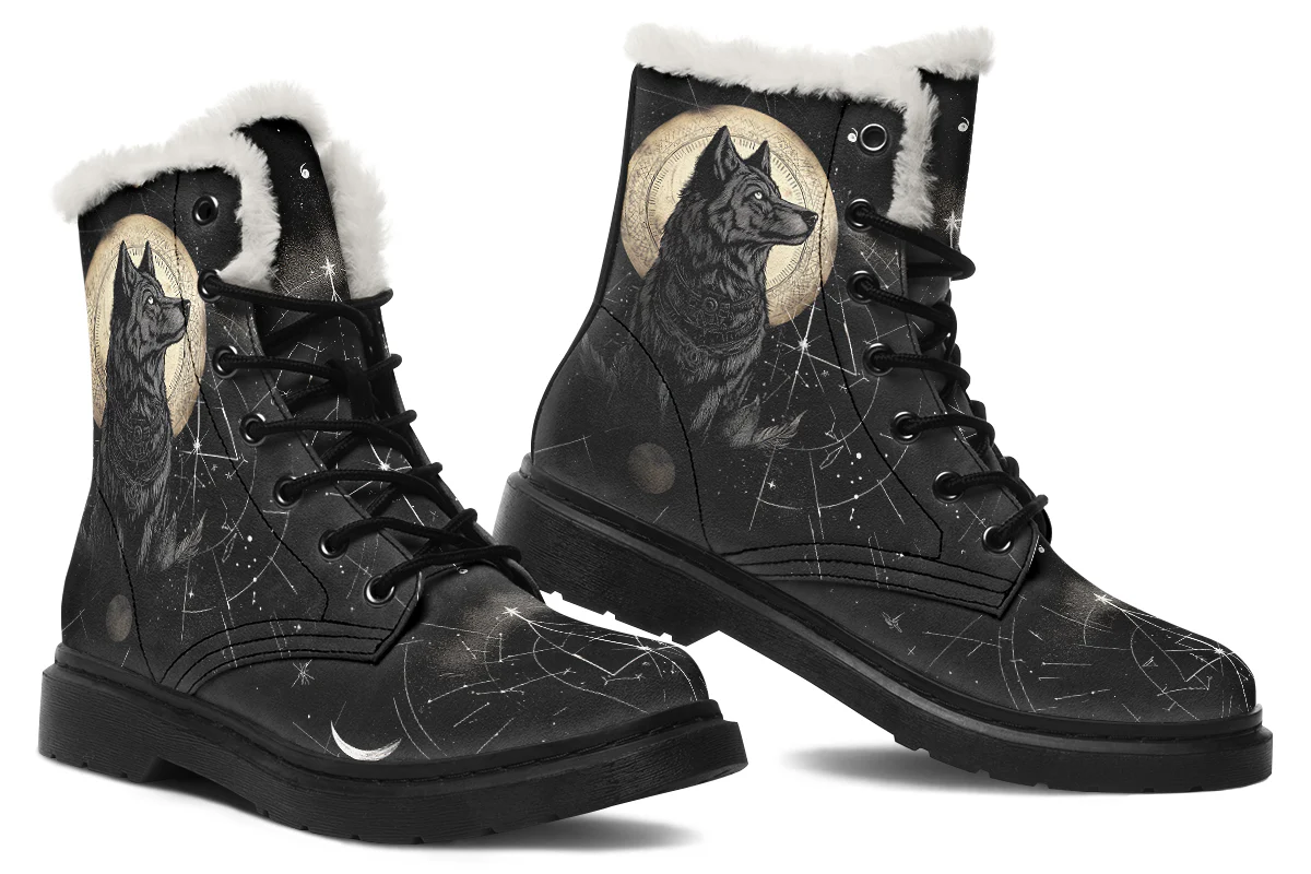 Starlit Wolf Winter Boots - Image 5