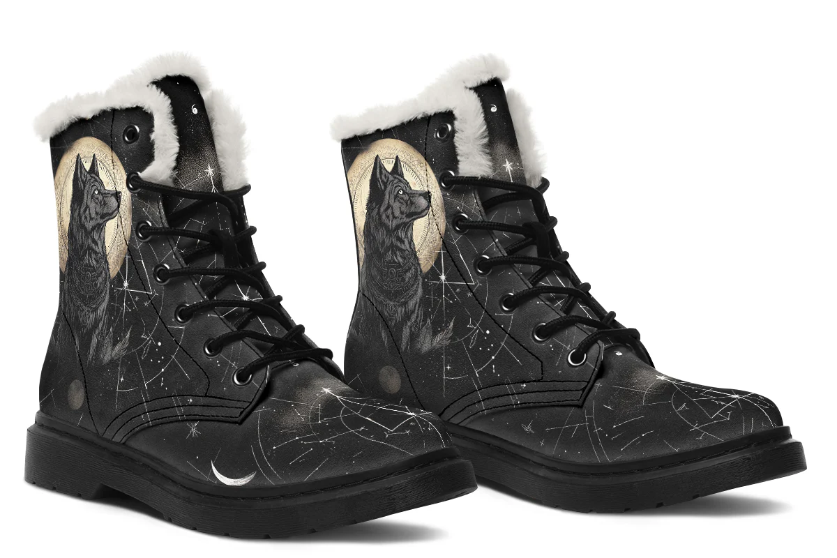 Starlit Wolf Winter Boots - Image 6