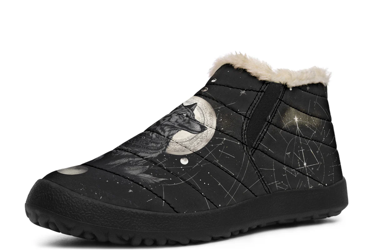 Starlit Wolf Winter Sneakers - Image 2
