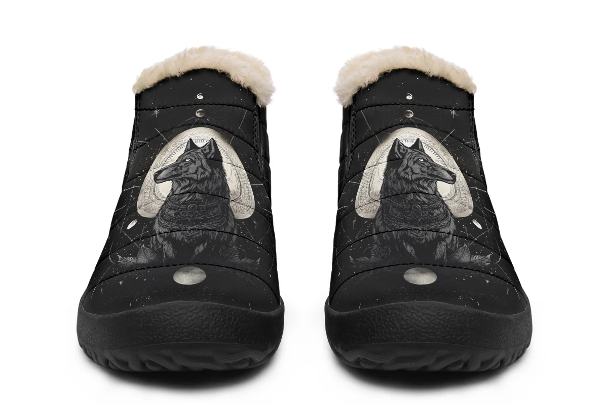 Starlit Wolf Winter Sneakers - Image 4