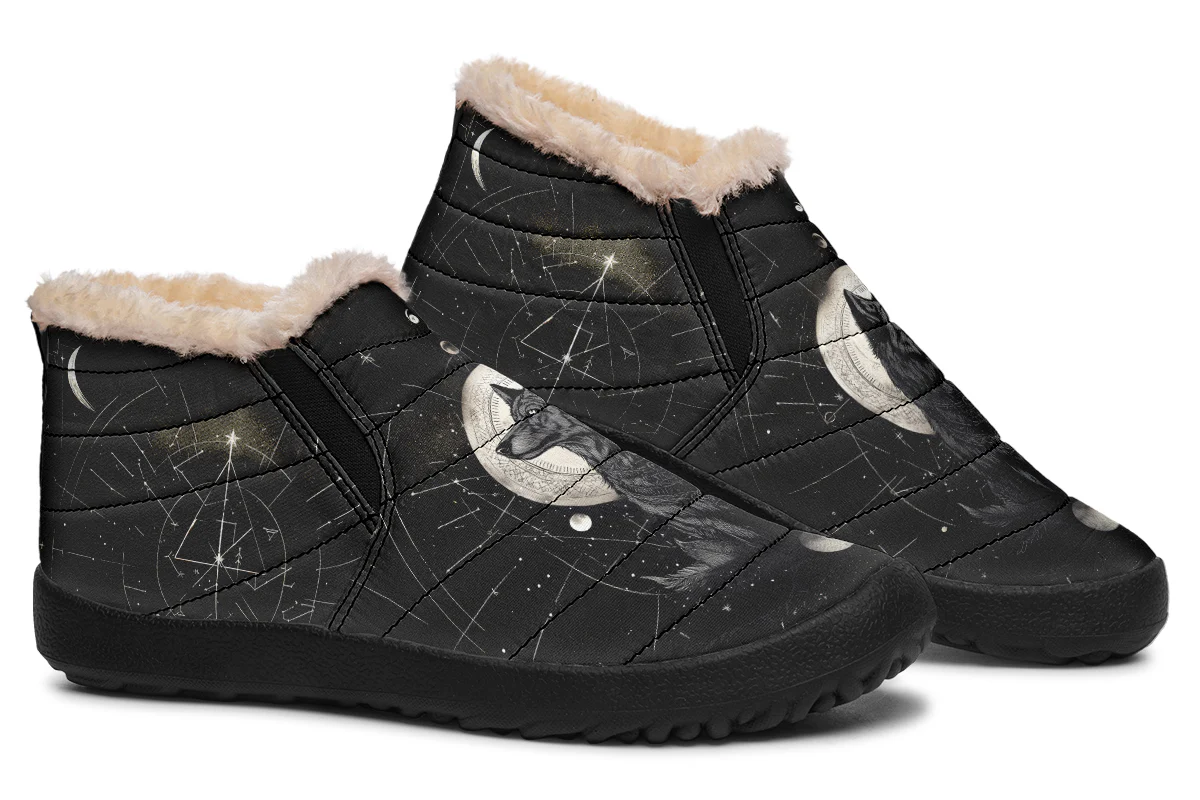 Starlit Wolf Winter Sneakers - Image 6