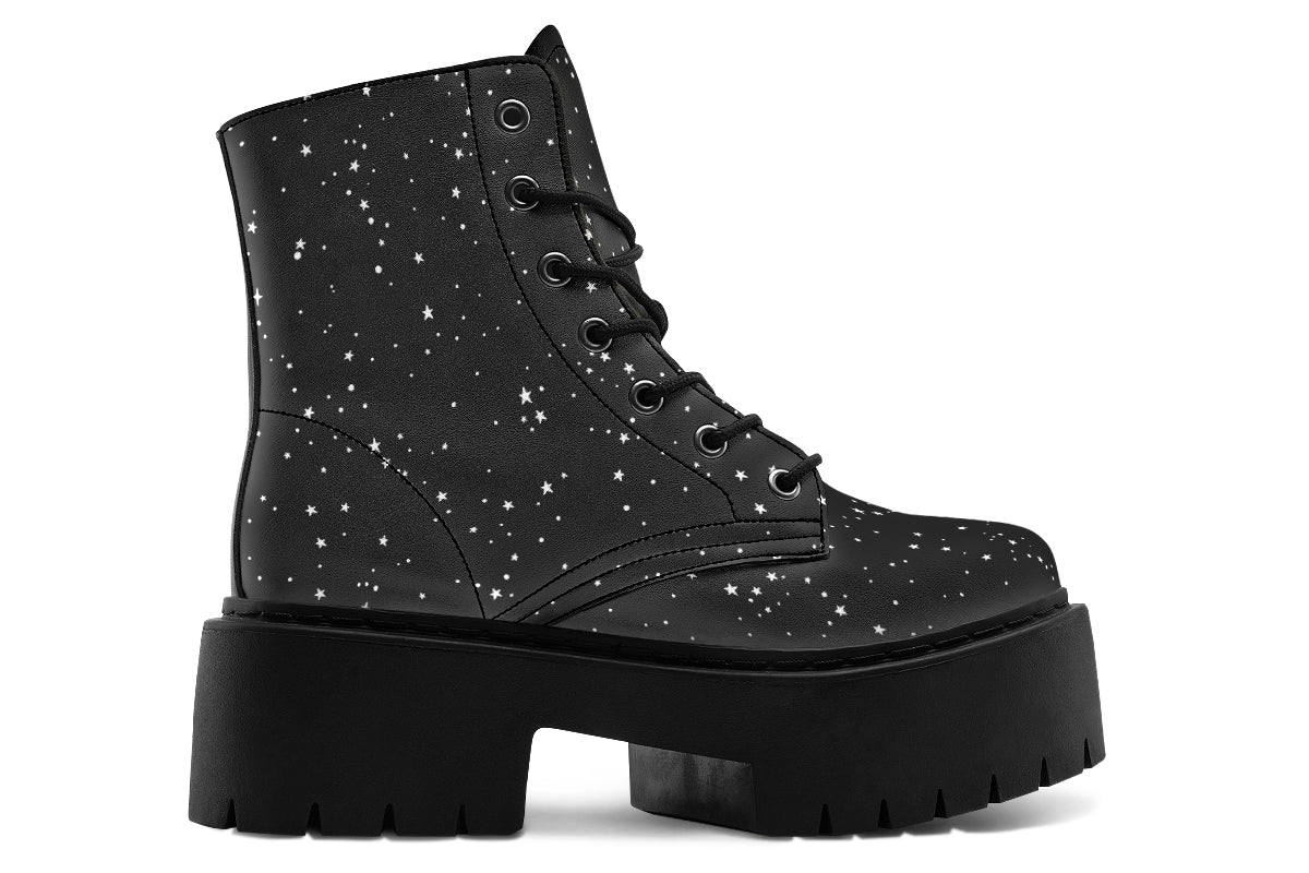 Starry Night Platform Boots - Image 3