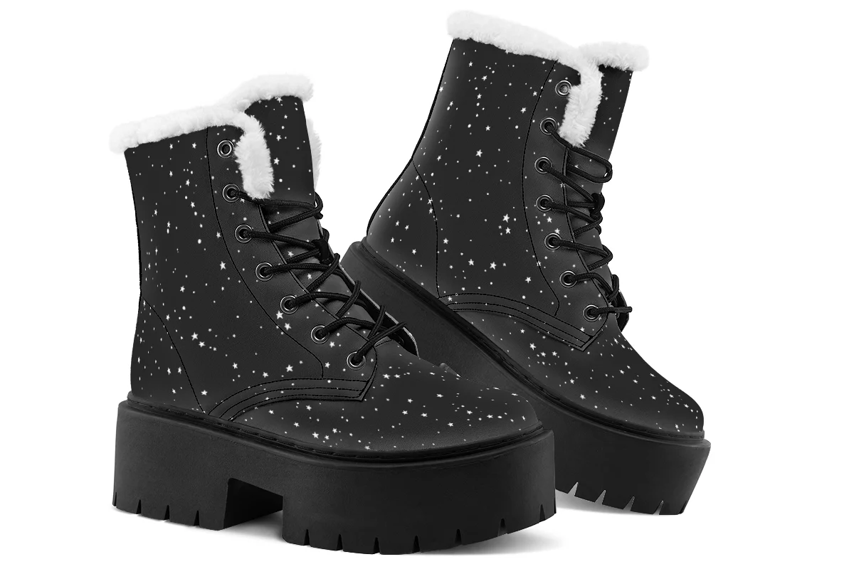 Starry Night Platform Winter Boots - Image 5