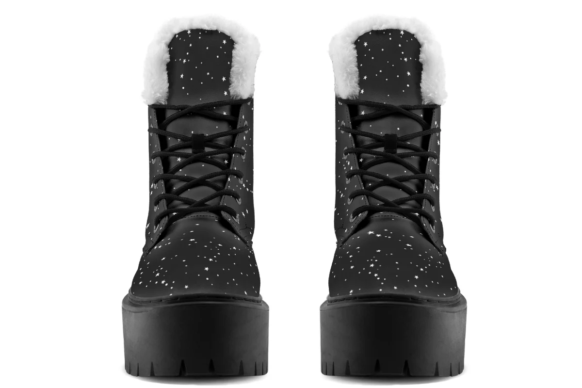 Starry Night Platform Winter Boots - Image 7