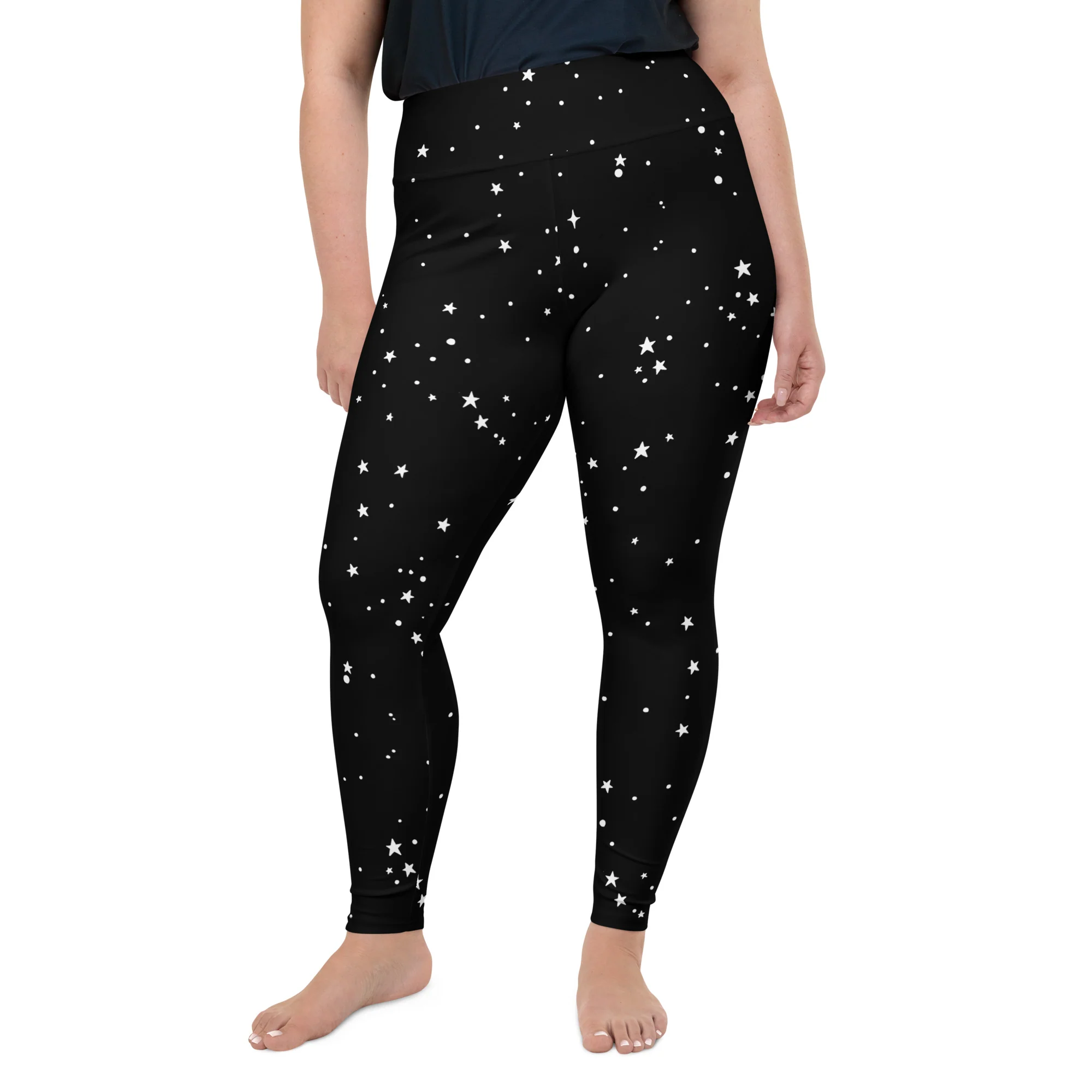 Starry Night Plus Size Leggings - Image 5