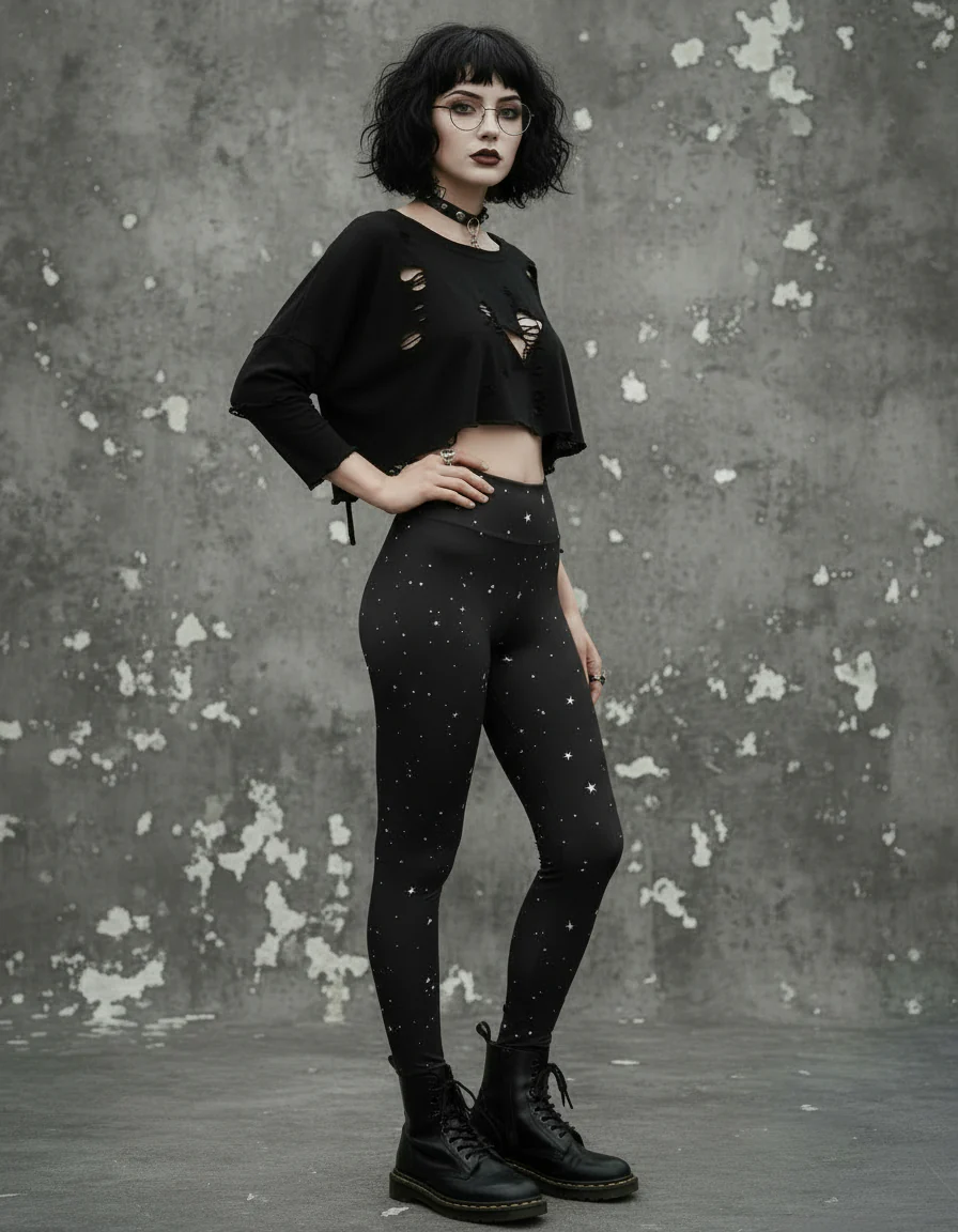 Starry Night Yoga Leggings - Image 5