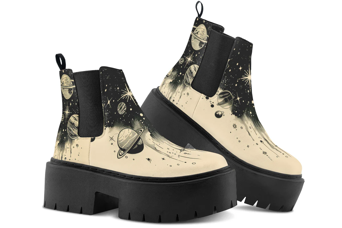 Starwalker Platform Chelsea Boots - Image 4