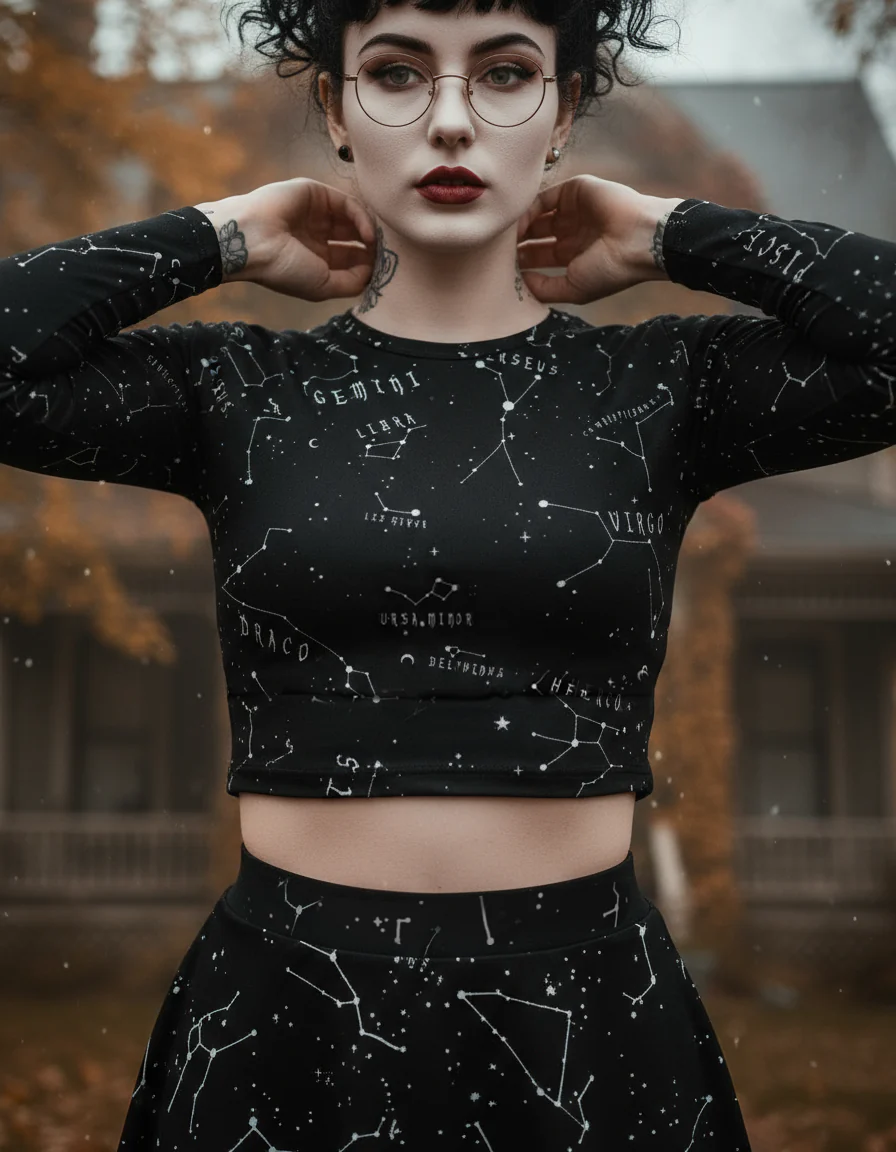 Stellar Long Sleeve Crop Top - Image 10