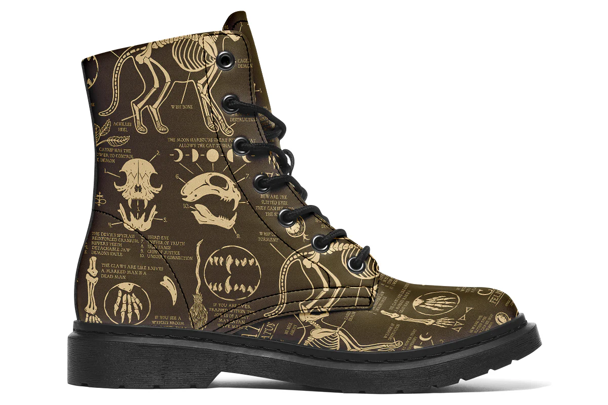 Tan Cat Study Boots - Image 3