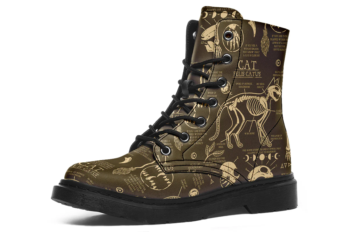 Tan Cat Study Boots - Image 4