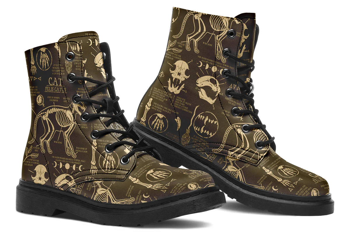 Tan Cat Study Boots - Image 5