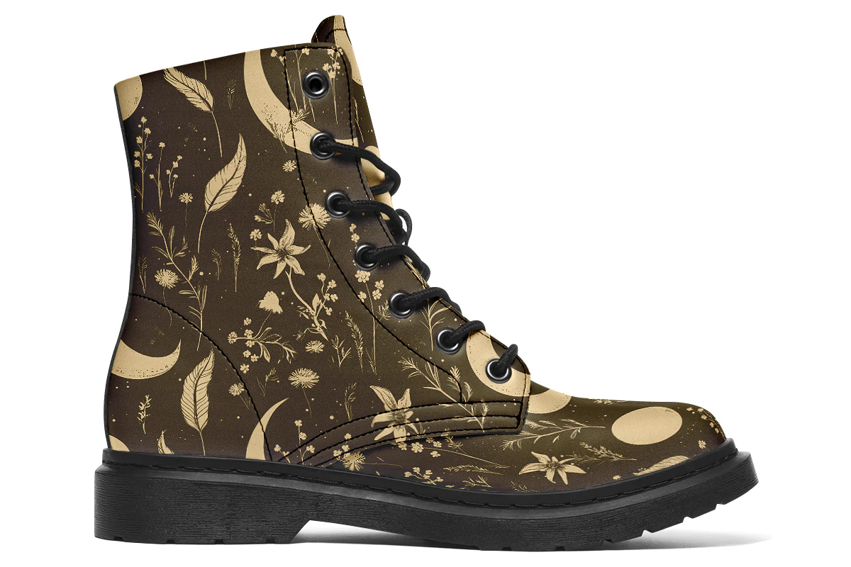 Tan Moonlit Botanica Boots - Image 3