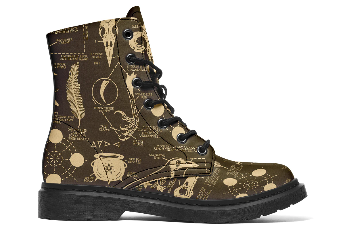 Tan Raven Study Boots - Image 3