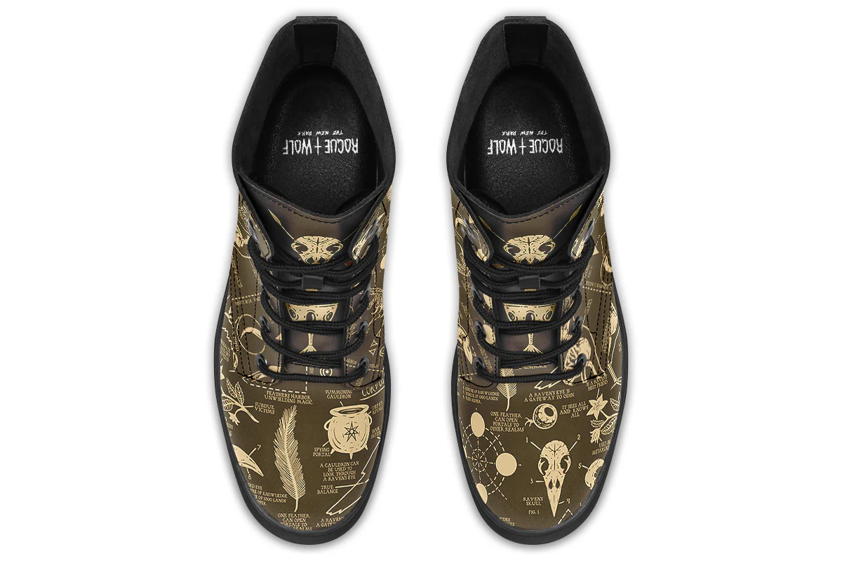 Tan Raven Study Boots - Image 8