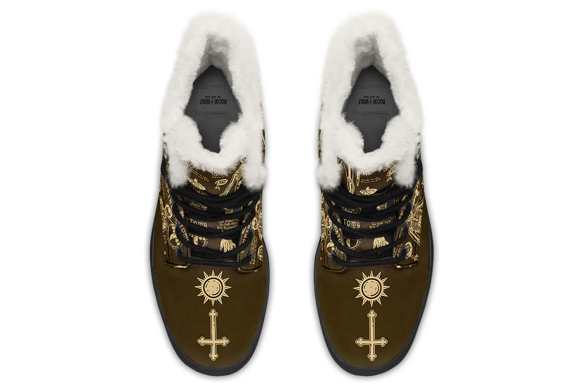 Tan Vampire Study Winter Boots - Image 7
