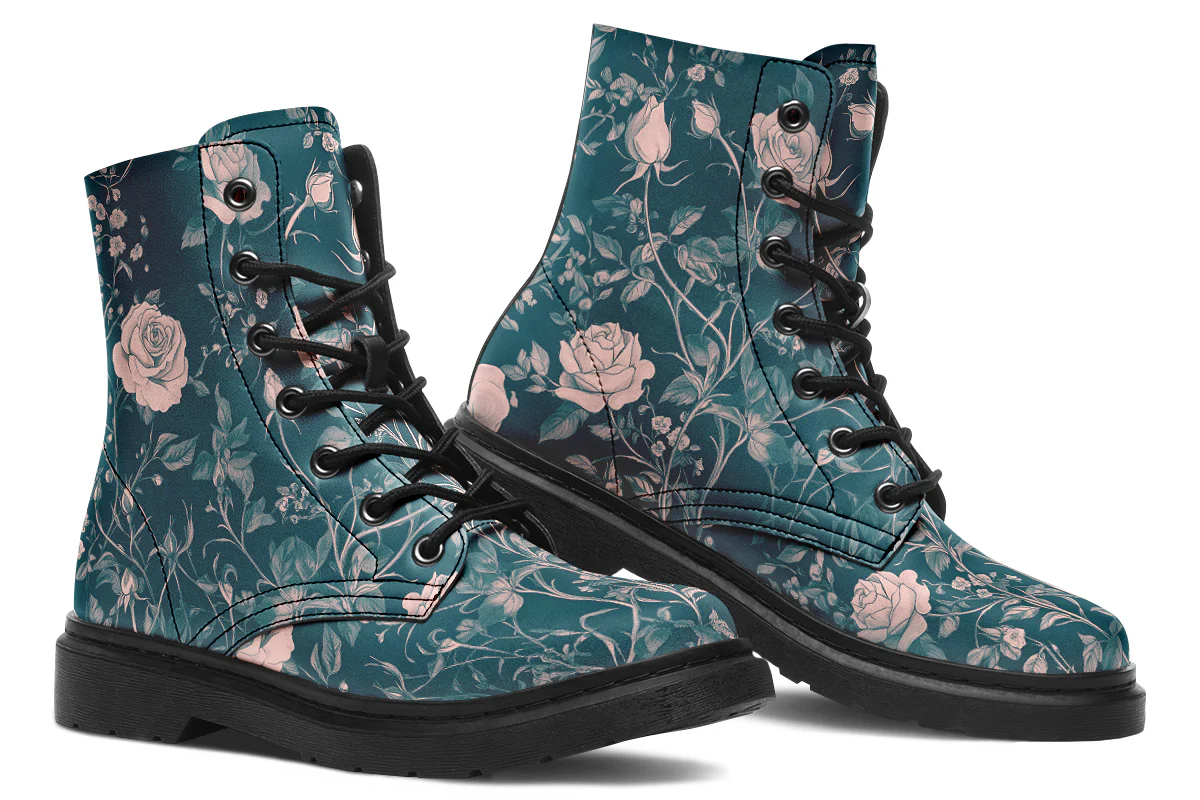 Teal Rose Romance Boots - Image 5